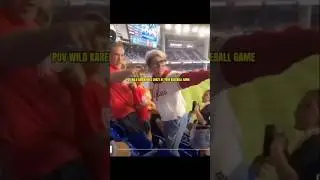 Karen Freaks Out at Baseball Game 😳 ⚾ #mlb #baseball #shorts