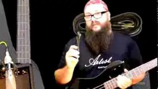 Artist  PB1PKBK Black Bass Guitar Pack