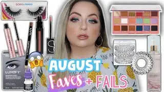 AUGUST BEAUTY FAVORITES & FAILS | GLOSSIER, ELF, NARS, & MORE 😱