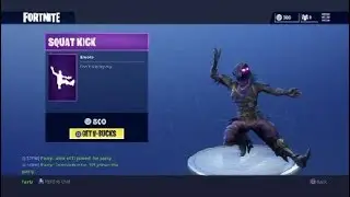 *NEW* Squat Kick EMOTE | FORTNITE