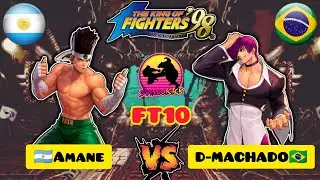 🔥Desafío Satánico🔥🇦🇷Amane🇦🇷🆚🇧🇷D-Machado🇧🇷 FT10 #kof98 