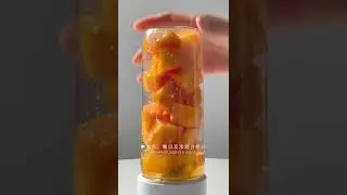 [Home Made Dessert] 🍧 Super Papaya Dessert #shorts