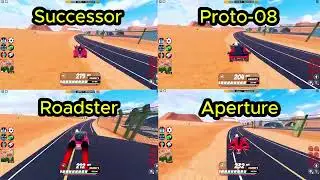 Successor VS Proto-08 VS Roadster VS Aperture