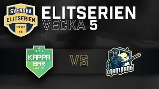 Elitserien V&aring;rs&auml;songen 2022 Vecka 5 | Kappa Bar vs champang