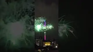 Sky Tower Fireworks 🎆  Auckland, New Zealand 🇳🇿