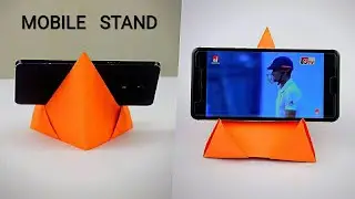 How To Make Paper Mobile Stand || Diy Origami Phone stand