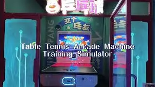 Next-Gen Table Tennis! Interactive Digital Ping Pong Simulator for Modern Arcades #sportssimulator