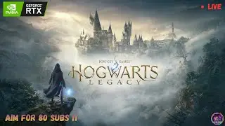 🔴 LIVE | Magic Begins! 🪄| Hogwarts Legacy Live Stream 💖🔥 | Hindi Gameplay | Road to 1K |