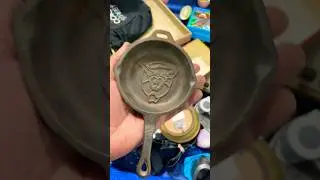 Mini Cast Iron Pan #survivalgear #bushcraft