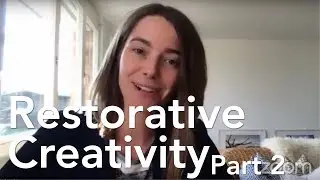 What's a restorative yoga sequence for creativity?