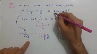 2018 MATEMATİK YKS1. OTURUM TYT DENEME 1. KISIM