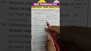 Вопросы с множественным выбором для экзамена RRB на должность фармацевта 😍🎯 Вопросы с множественн...