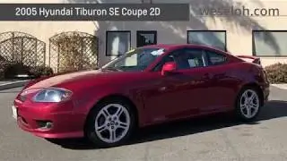 2005 Hyundai Tiburon SE Coupe 2D