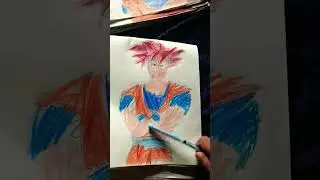 Goku all forms are powerful #goku #dragonball #anime #dragonballz #drawing #trueart #art
