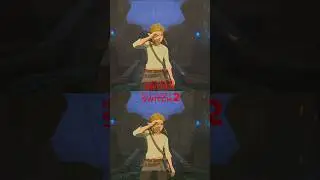 Zelda: Breath Of The Wild SWITCH vs SWITCH 2 - compara&ccedil;&atilde;o #shorts #zelda
