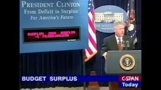 Weekly Podcast: A Budget SURPLUS! Political Parties Like It's Fiscal Year 1999  WITH VIDEO CLIPS