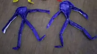 Origami human figure