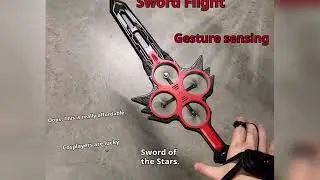 #70cm Remote Flying Sword Drone,Rc Glider For Adults,3-Speed Stunt Hand Remote Controlled,Drop-Resi