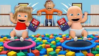 Baby & Girlfriend Use MODS To Make Daddy&rsquo;s House FUN!