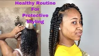 Prepping For Protective Styling {Healthy Hair Routine} Feat. Amistic Hair Care