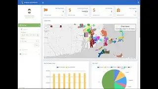 Sample Dynamic Dashboard with Custom Tabs and Filter Sections. Developed in Angular 8-.Net core 3.0