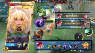 1 HIT SNIPER BEATRIX || SET EMBLEM & BUILD BEATRIX TERSAKIT 2023 || MOBILE LEGENDS
