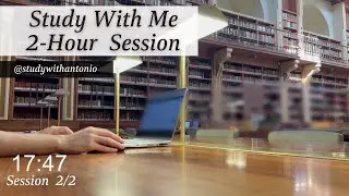 Study With Me In An Old Italian Library, 2-Hour LIVE Session - Study With Antonio, 50-10 Pomodoro