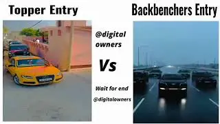 Topper Entry Vs Backbenchers Entry ¡!¡ Memes #viralmemes #memes