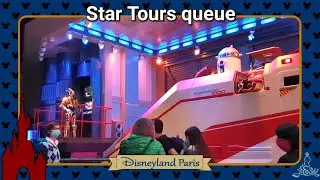 [Disneyland Paris] Star Tours part of the queue