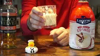 Edward Gilbert - Black Velvet Peach Whiskey & Lucerne Eggnog
