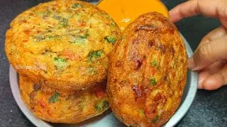 जब यह रेसिपी बनाती हूं तो रोटी सब्जी बनाने की जरूरत नहीं पड़ती | Easy breakfast recipe | Nashta