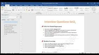 ML and Computer vision  interview questions Set 2
