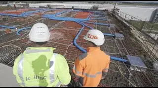 Konzept keiltec Betonkernaktivierung I Heiz & Kühldecken I Lüftung am LabCampus Flughafen München