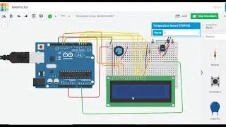 arduino| TEMP36  sensor |temp display on LCD  Interface|LCD