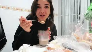 Cambio mi móvil a navidad cenando || By hermoss