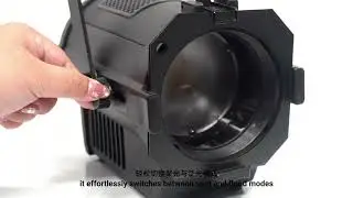  Compact LED Spotlight features a 200W dual-color temperature light source