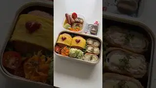Packing lunch for my man after my night shift in 20 mins 🍱