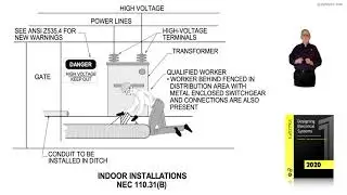 5-22  INDOOR INSTALLATIONS - 110.31(B)​​​​​​​