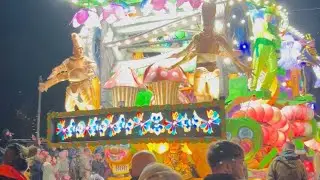 Mallet Parade: Colorful Caterpillar Float at Shepton Mallet Carnival || WooGlobe