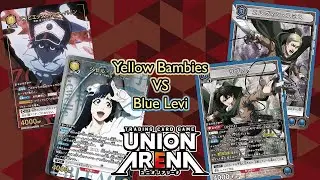 [Union Arena] Yellow Bambies vs Blue Levi Gameplay