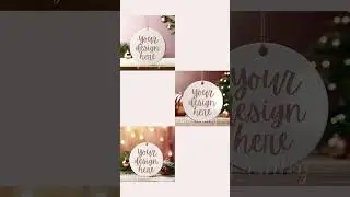 Sell POD Christmas Ornaments With These Aesthetic Ornament Mockups