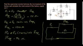 Calculating the Total Resistance and Total Current