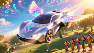 Magical Flying Car | Fantasy Vehicle Song for Kids | Fun Nursery Rhyme in English