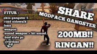 SHARE MODPACK GANGSTER V1 SUPPORT SAMP!!#modpackgangster #samp #rvpp, #modpackringan, #modpacksamp