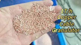 1T/H Copper Cable Granulator | High Capacity Wire Recycling Machine
