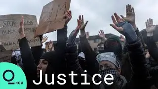 Crowds Gather for Third Night to Protest Police Killing of Daunte Wright