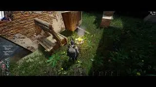 SCUM Cooking 5 skewers at once on improvised fire ring