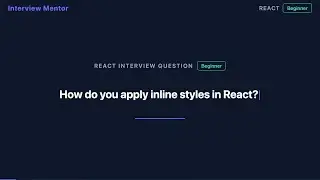 React Inline Styles Explained: Style Prop & CamelCase