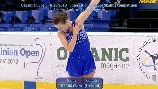 UO2013 PETERS Clara (IRL) Senior Ladies Short Program