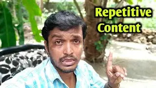 How To YouTube Monetization Repetitive Content Problem Solved In Tamil || Selva Tech